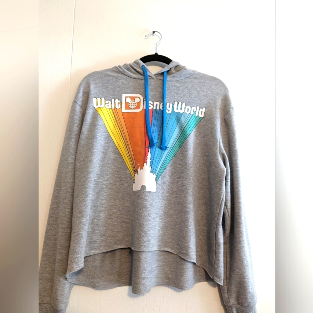 Walt Disney world lightweight pullover grey hoodie